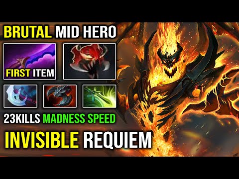 Shadow Blade SF is Back!! Invisible Requiem of Souls EZ 23Kills with Madness Mask IMBA Speed DotA 2
