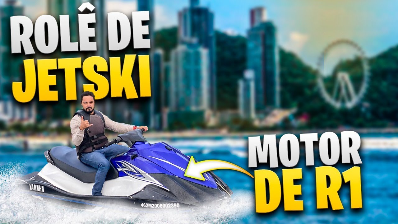 ANDEI DE JETSKI PELA ORLA DE BALNEÁRIO CAMBORIÚ - PROIBIDO