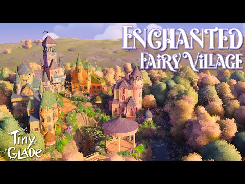 Magical Fairy Village | Tiny Glade Longplay ASMR | Full build | No commentary