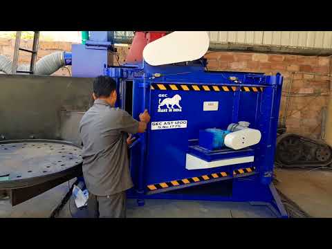 Swing Table Shot Blasting Machine