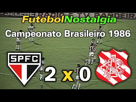 São Paulo 2 x 0 Bangu - 22-10-1986 (Brazilian Championship)