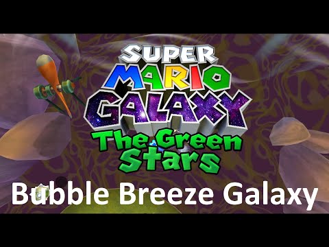 SMG The Green Stars | Bubble Breeze Galaxy | 100% Walkthrough