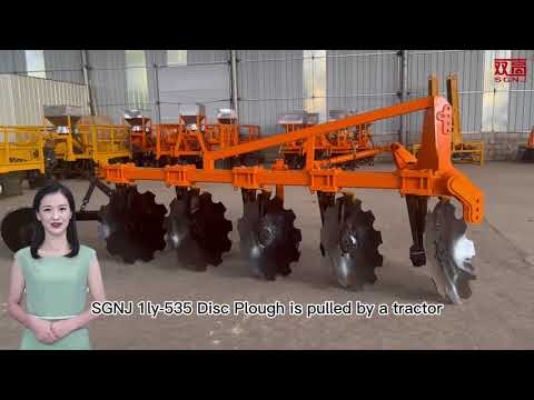 SGNJ High Efficiency Tractor Driven Disc Plough Machine Professional High Quality Ploughing Machine