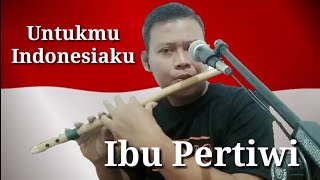 Download lagu Ibu Pertiwi cover Suling ||  Akustik merdu Ku Lihat Ibu Pertiwi mp3