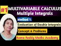 JNTUH R22 M1 Multiple Integrals Method1 Evaluation Of Double Integrals Double IntegrationENG