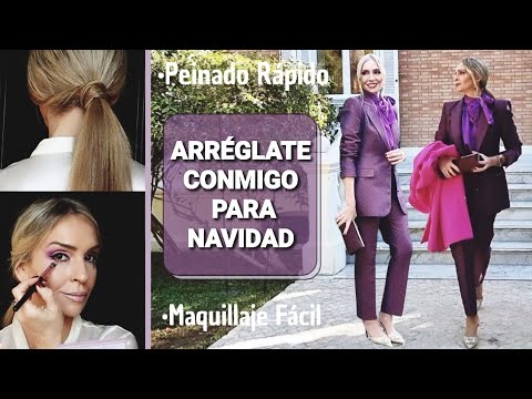 Cómo MAQUILLARTE y PEINARTE fácil y rápido para las FIESTAS. (GRWM) Asesora de Imagen y Moda
