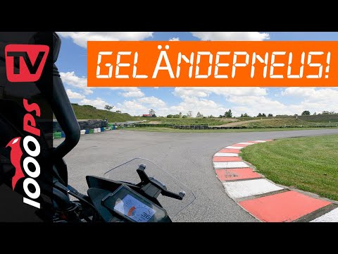 Was können die Geländereifen? KTM 390 Adventure Bestzeit auf der 1000PS Teststrecke