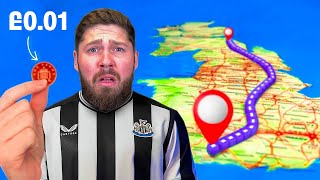 I Crossed the UK with £0.01 to Watch Football thumbnail