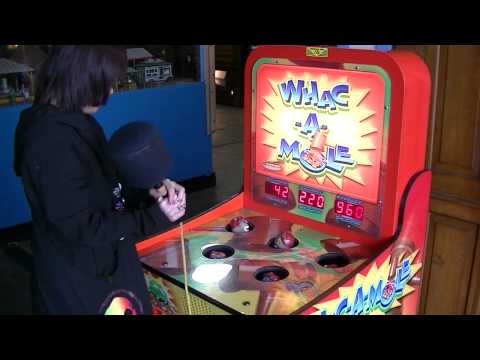 Thu playing Whack-A-Mole