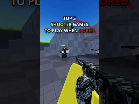top 5  BEST shooter games to play In Roblox