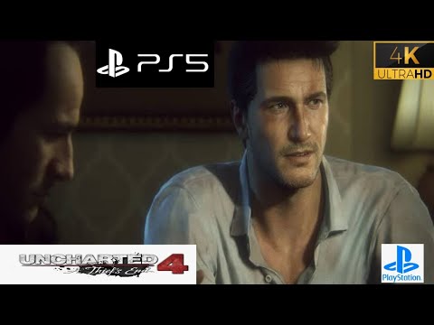 (PS5) Uncharted 4: A Thief's End  4K HDR Gameplay
