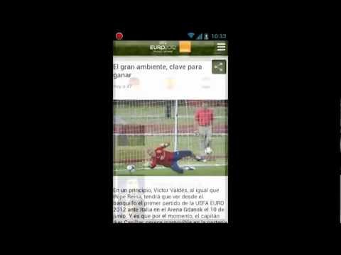 Screencast App Eurocopa 2012