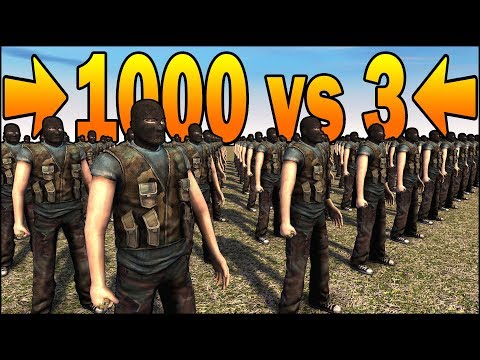 1000 TANGOS vs 3 .50 CALIBER SNIPERS - MISSION IMPOSSIBLE - Call to Arms Scenario #11