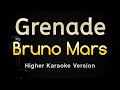 Grenade - Bruno Mars (Karaoke Songs With Lyrics - Higher Key)