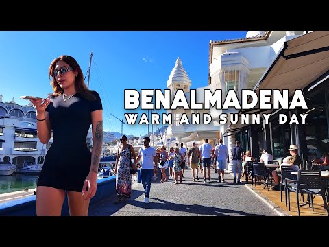 Benalmadena Spain Warm and Sunny Day October 2025 Update Costa del Sol Walk | Málaga [4K]