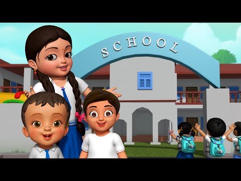 Nenu Schoooluku Veḷtunnanu - Back to School | Telugu Kids Songs | Infobells Teluguvoice