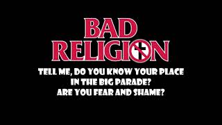 Bad Religion - Leaders And Followers (W/LYRICS)