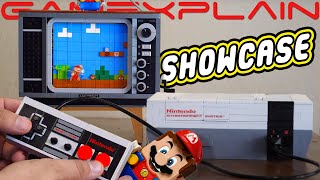 We Built The LEGO NES! - Showcase + LEGO Mario Interacts!