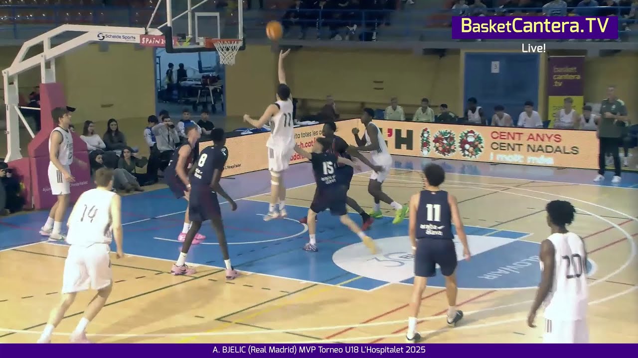 ANDREJ BJELIC (Serbia '08) Real Madrid.- MVP Torneo Internacional Junior-U18 L'Hospitalet 2025