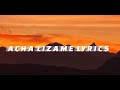 Nandy ft Harmonize - Acha Lizame (lyrics video)