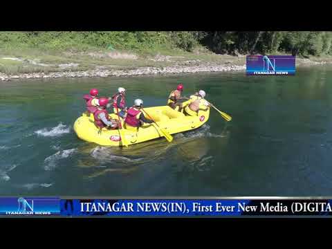 The 1st Arunachal Cup R6 National Level River Rafting Championship at Kamba.