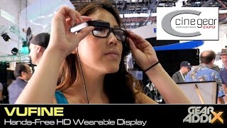 Vufine Hands-Free HD Wearable Display (Cine Gear Expo 2016)