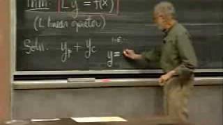 Lec 12 | MIT 18.03 Differential Equations, Spring 2006