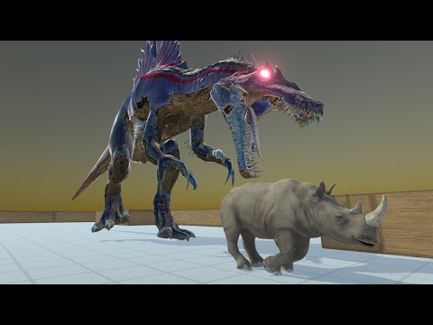 Run Away from Inspinedoraptor - Animal Revolt Battle Simulator