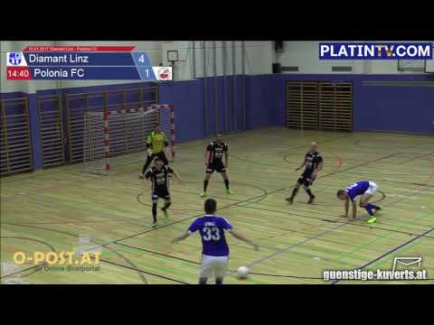 15.01.2017 Diamant Linz - Polonia FC - 5:1  (1. Halbzeit / 14:50) am 15.01.2017 16:51