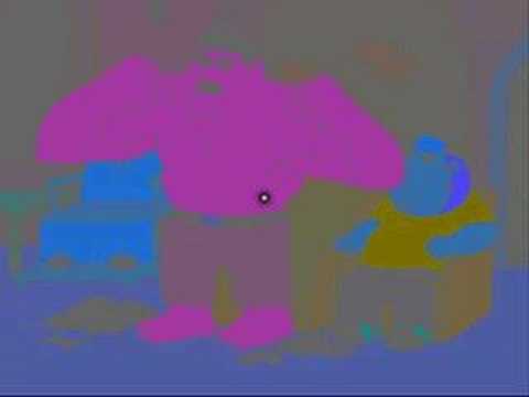 Peter from Family Guy as Incredible Hulk - Optical Illusion