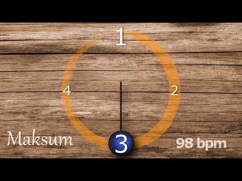 Metrónomo Maksum 98 bpm