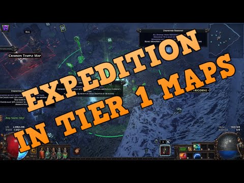 BIG MONEY IN TIER 1 MAPS? EXPEDITION | ATLASTREE | LOGBOOKS | POE | PATH OF EXILE