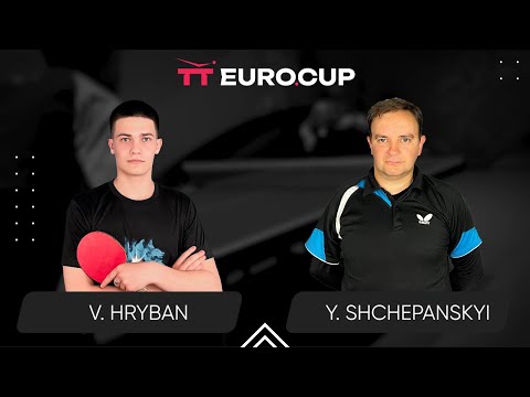 09:55 Vadym Hryban - Yurii Shchepanskyi 11.11.2023 TT Euro.Cup Ukraine Star. TABLE 3