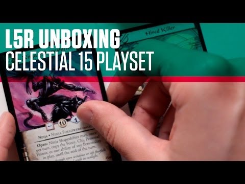 L5R CCG Unboxing - Celestial 15 Complete Playset