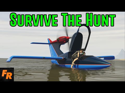 Gta 5 Challenge - Survive The Hunt #35 - Escape The Country