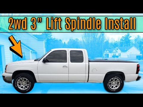 How to Install 3" Suspension Lift Spindles on 99-07 2wd Chevrolet Silverado