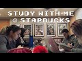 2 HOUR STUDY WITH ME || REAL TIME, COFFEE SHOP, BACKGROUND NOISE