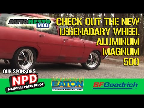 NEW Magnum 500 Legendary Wheel Scott Drake 17x7 aluminum wheel Episode 308 Autorestomod