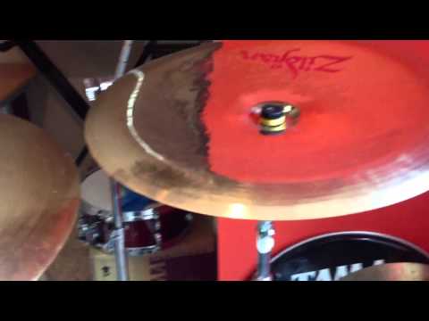 How to strike a China cymbal