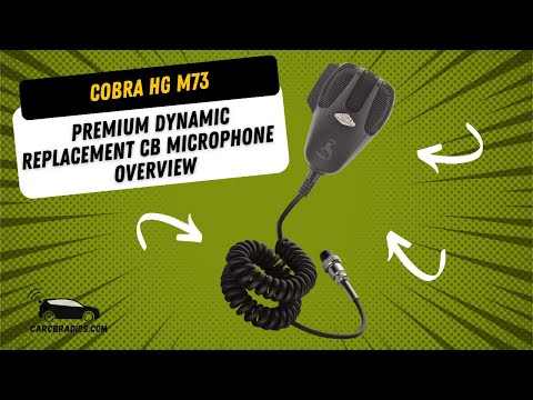 Cobra HG M73 Premium Dynamic Replacement CB Microphone Overview