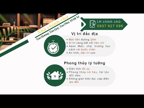 [CHÍNH CHỦ] Bán nhà mặt tiền Nở hậu Q. Tân Phú, TP.HCM