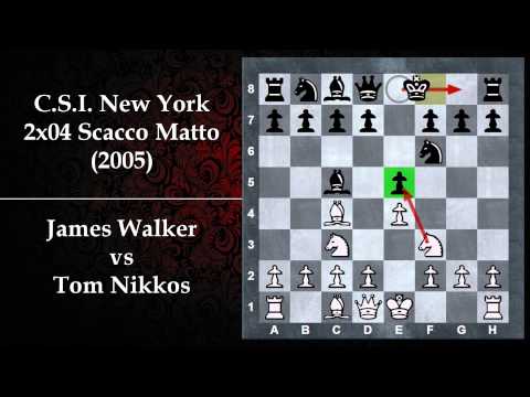 CINEMA SCACCHI 32 - CSI NY 2x04 (2005) - Chess Scene Investigation