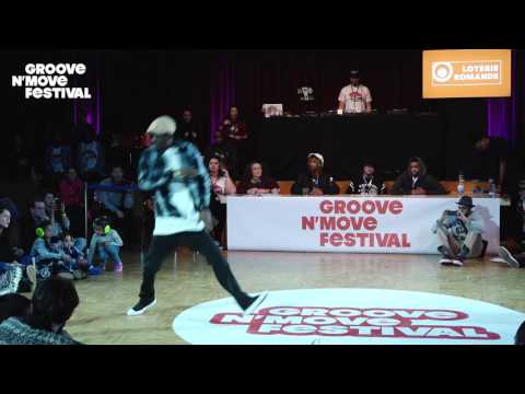 GROOVE'N'MOVE BATTLE 2017 -1/4 Final Popping - Poppin C vs Philboog