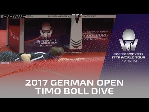 2017 German Open | Timo Boll Dive