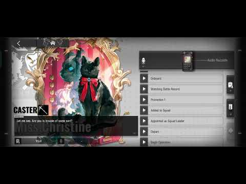 Arknights: all Miss Christine voice lines (+ ENGLISH TRANSLATED DIALOGUE INCLUDED, READ DESC)