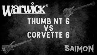 Video thumbnail for Warwick comparison - Thumb NT 6 vs Corvette 6 by SaimoN