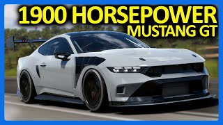 Forza Horizon 5 : 1900 Horsepower Custom Mustang GTD!! (FH5 Ford Mustang GT)