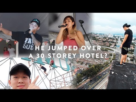 HE JUMPED OVER A 30+ STOREY HOTEL ROOF!