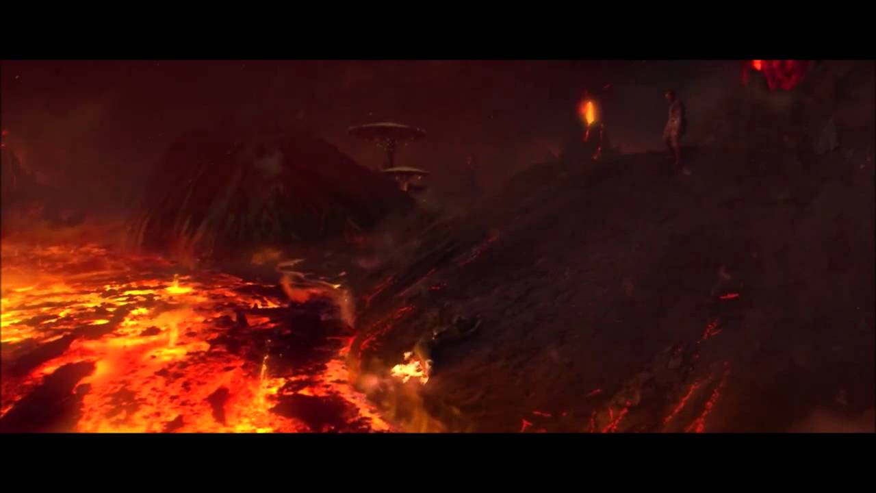 Star Wars Episode 3 Immolation Scene (English) HD - YouTube