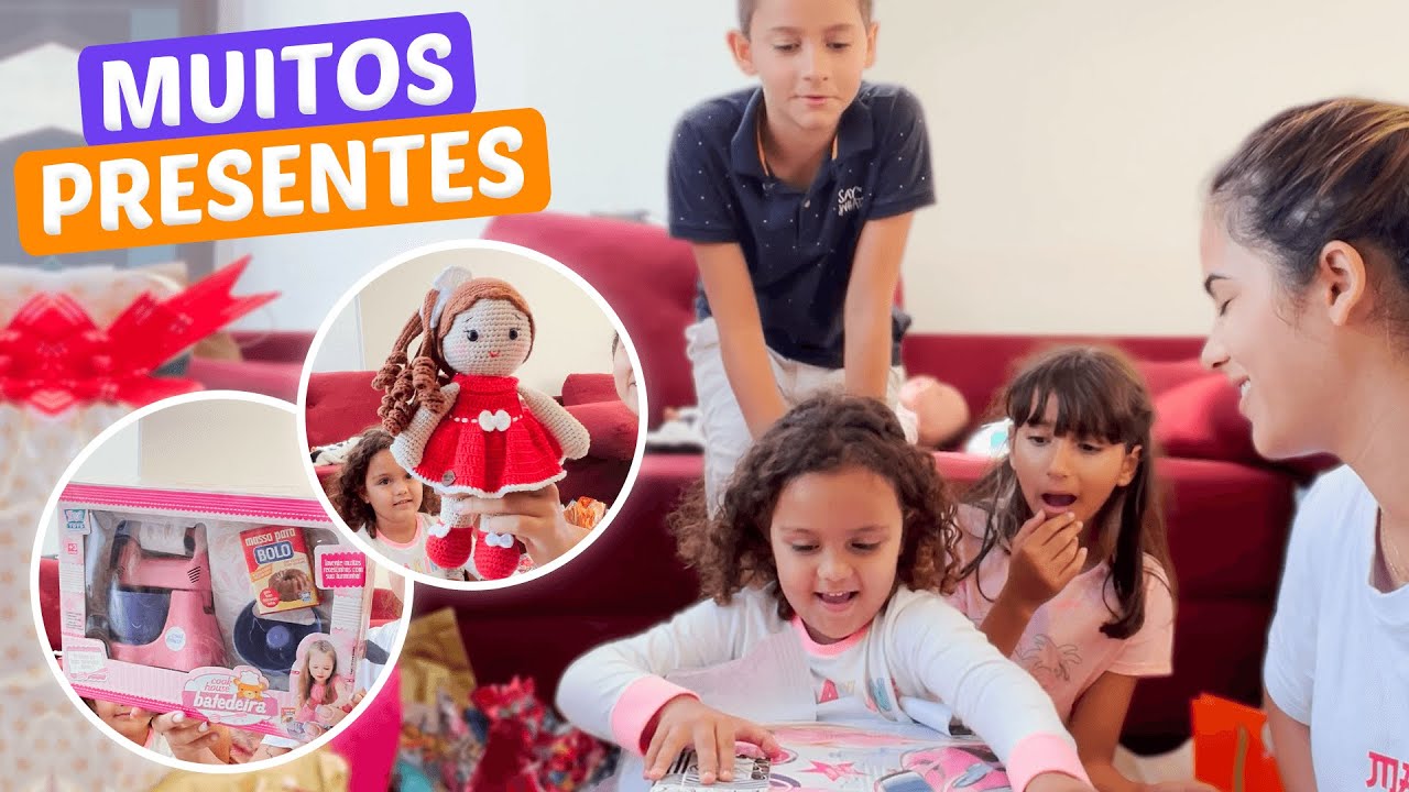 ABRINDO OS PRESENTES DO ANIVERSARIO DE 5 ANOS DA HELENA